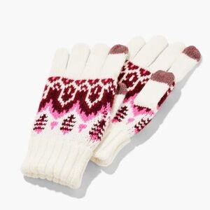 NWT Talbots Modern Fair Isle Gloves